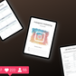Editable Instagram Planner Templates in Canva | Commercial Use