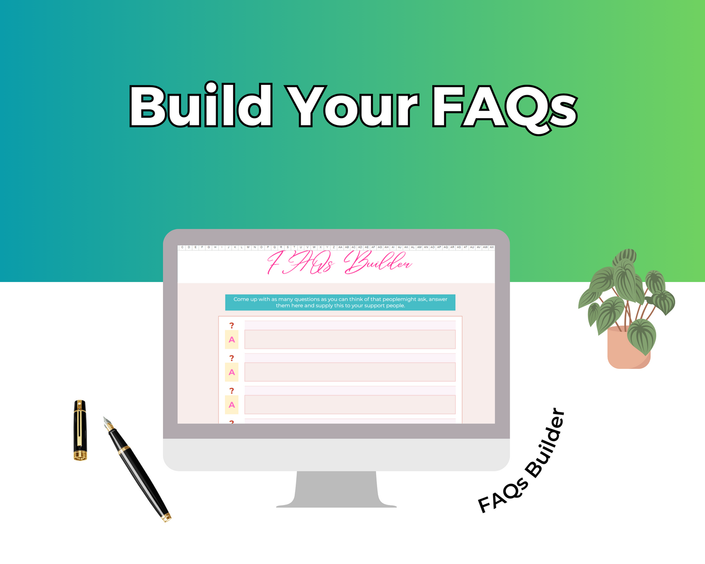 Signature Course Planner Google Spreadsheet | Simple Signature Course Google Sheets