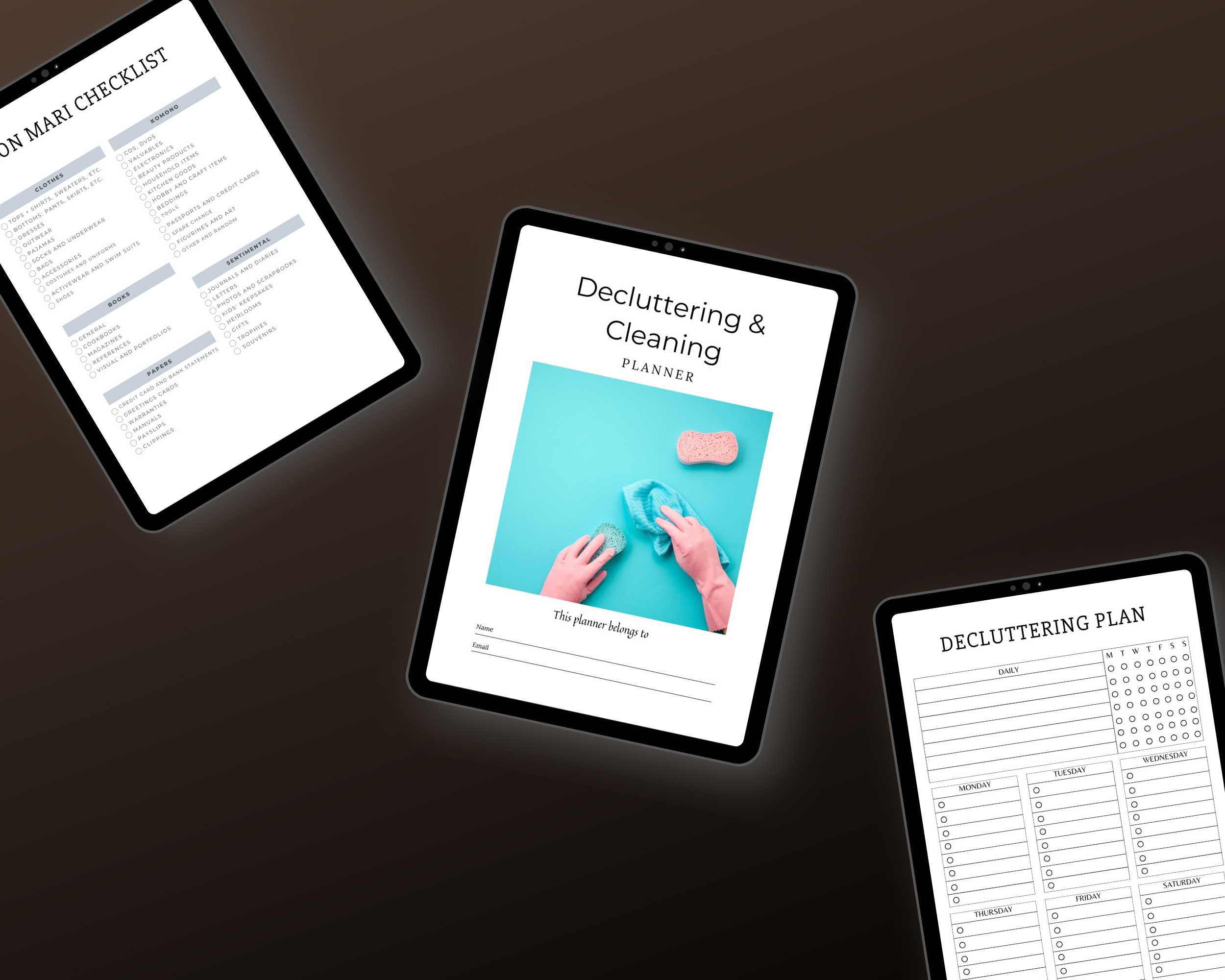 Editable Cleaning Planner in Canva | Canva Template Pack | Commercial Use