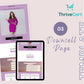 Plum & Lavender Checkout Funnel Template in ThriveCart