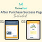 Vintage Sales Page Template in ThriveCart