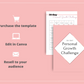 30-Day Personal Growth Challenge | Editable Canva Template A4 Size