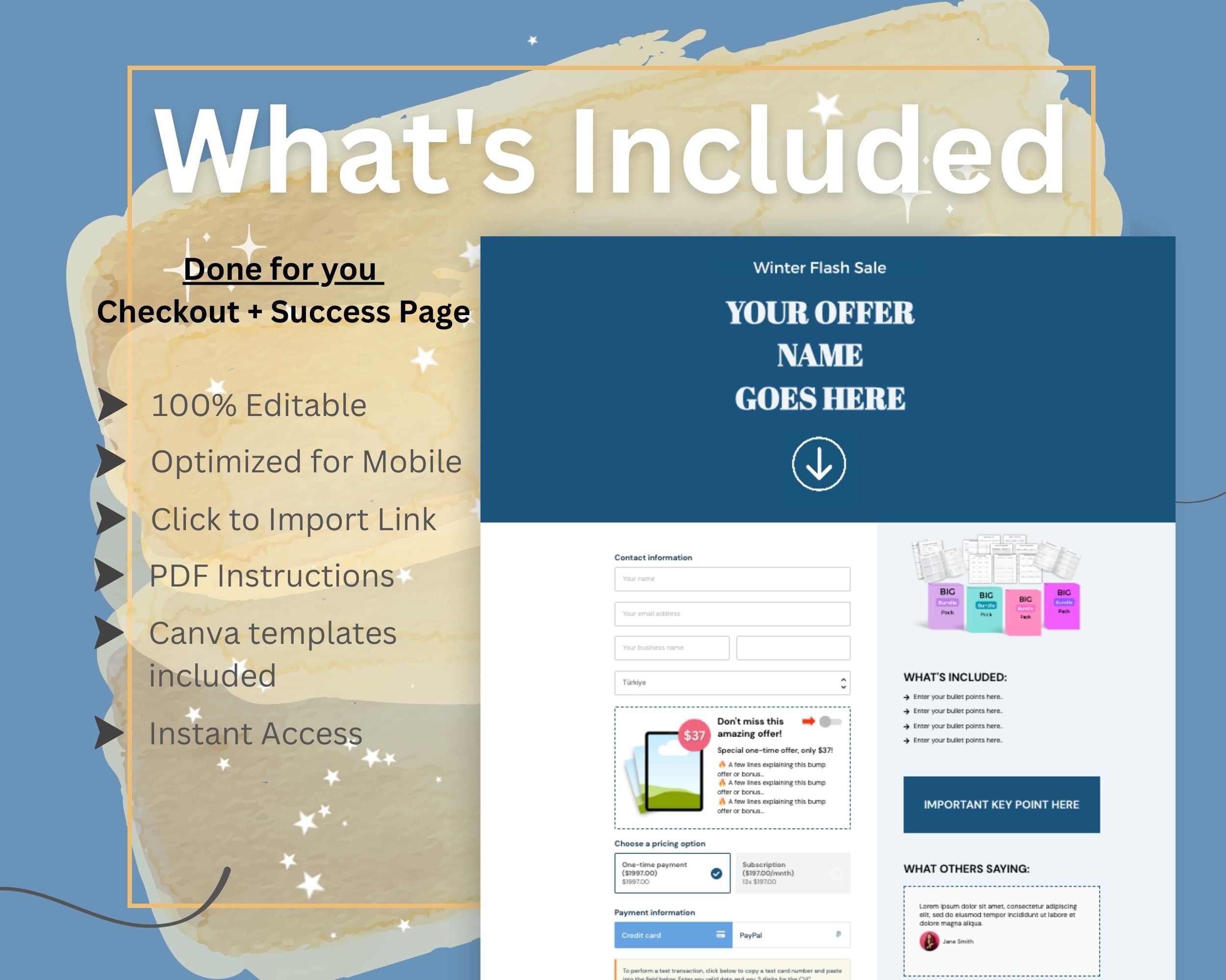 New Year ThriveCart Checkout Template