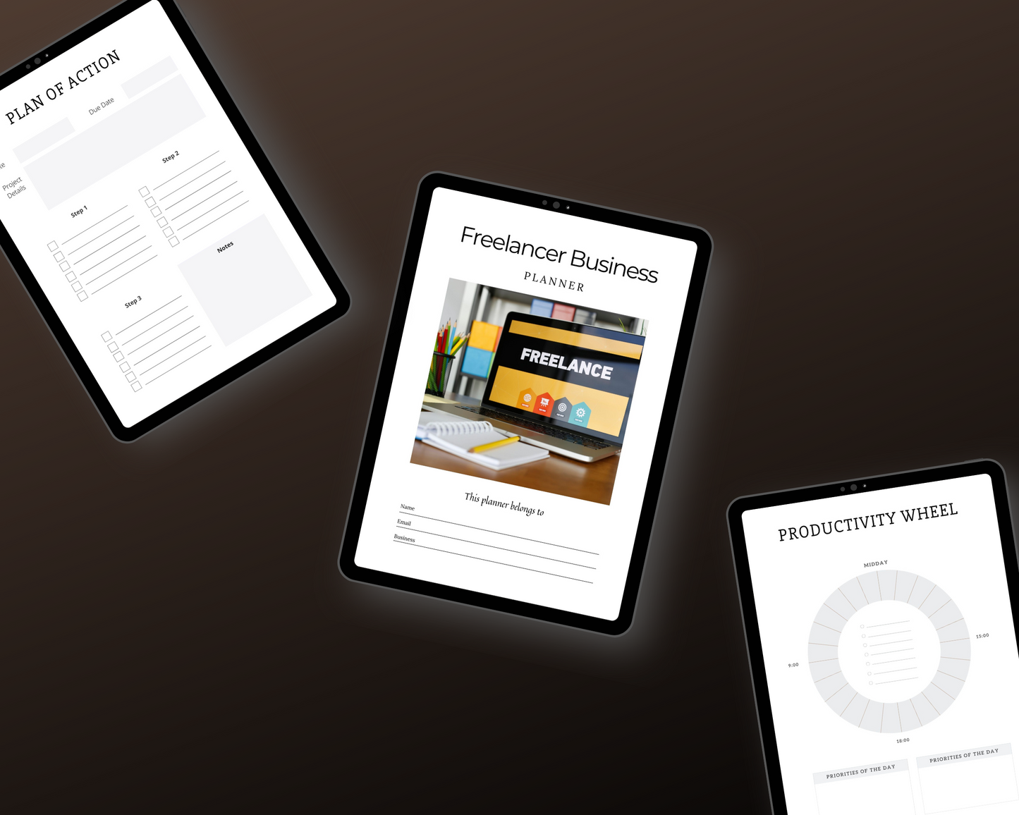 Editable Freelancer Planner in Canva | Commercial Use