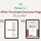 Planner Sales Page Template in ThriveCart