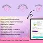 Plum & Lilac Printables Sales Page Template in Thrivecart
