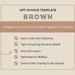 Brown ThriveCart Opt-In Page Template
