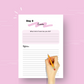 30-Day Happiness Challenge | Editable Canva Template A4 Size