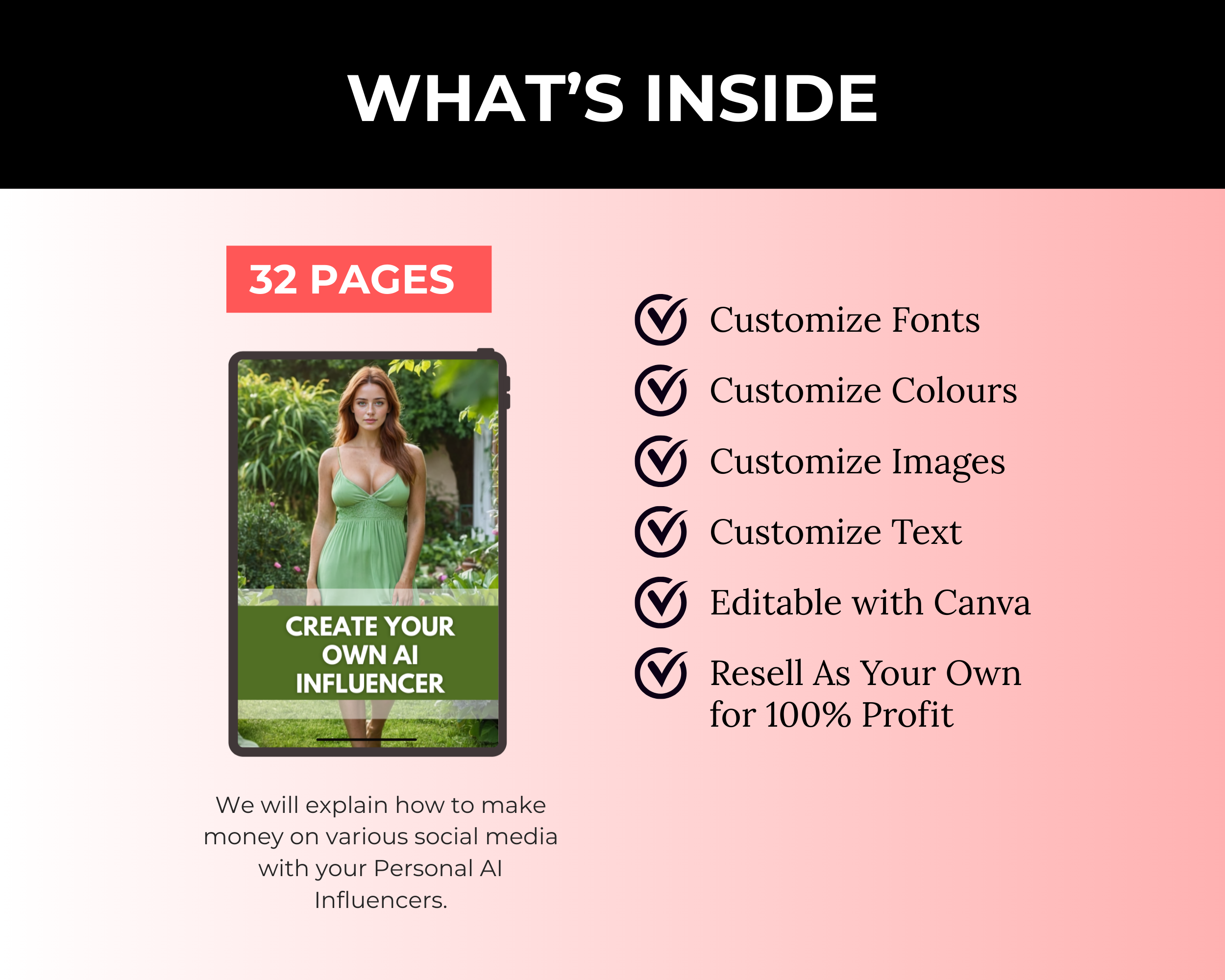 AI & Chat GPT Bundle of 7 Editable Ebooks in Canva with PLR Rights