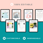 BUNDLE of 7 Business Planners in Canva | Customizable | Editable | Commercial Use | Business Templates
