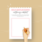 Getting Out of Debt Worksheet | Debt Reflection Planner