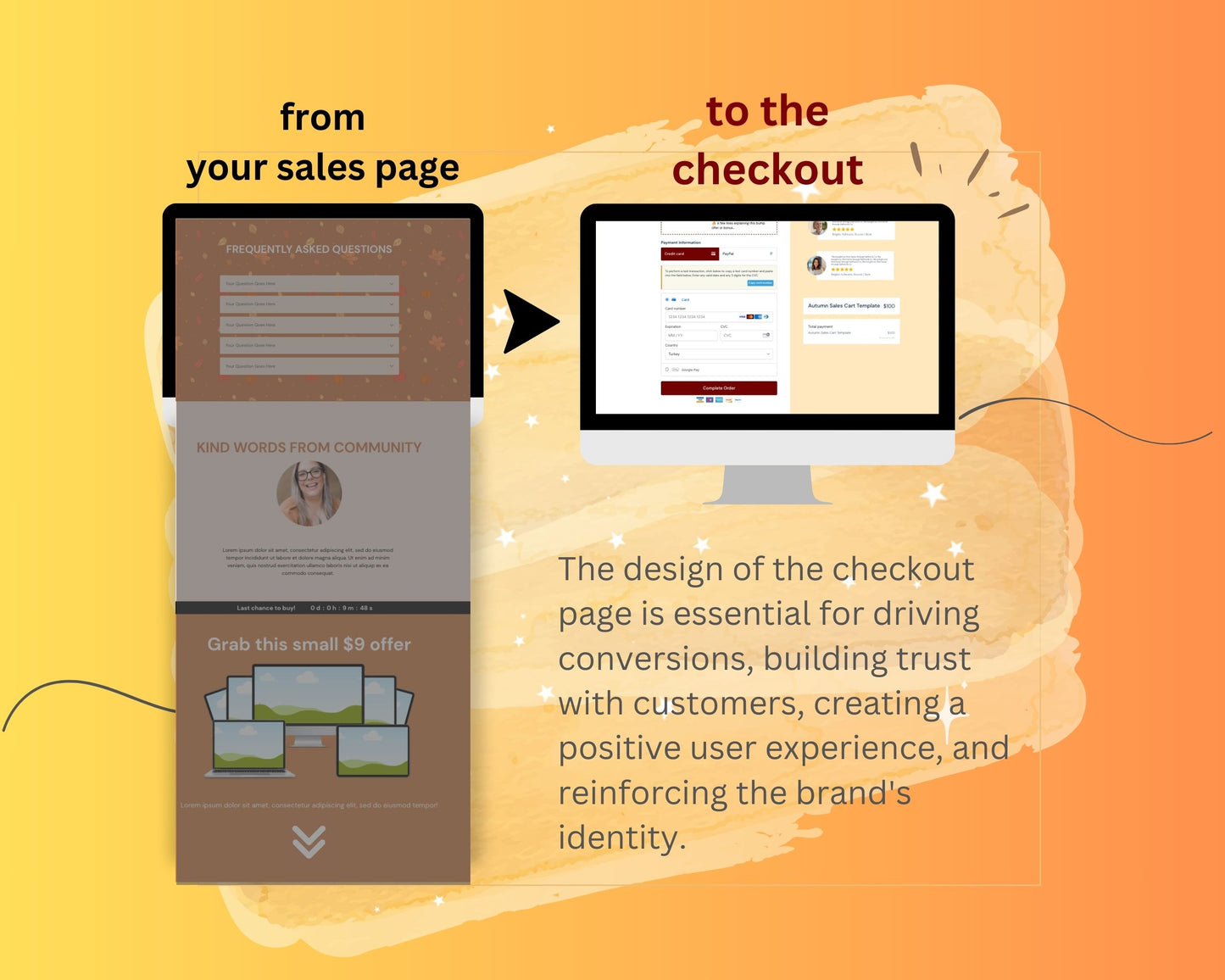 Autumn Halloween ThriveCart Checkout Template