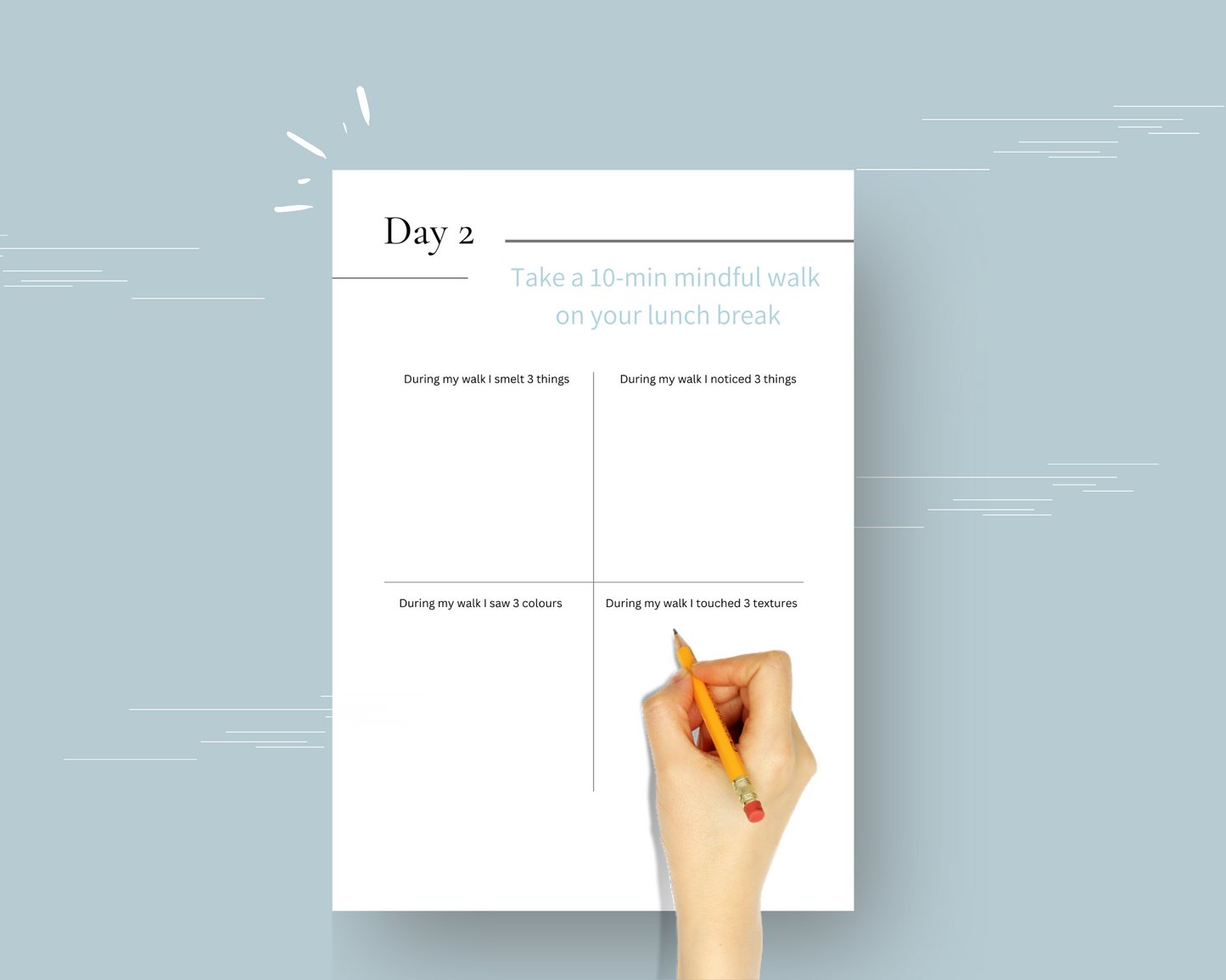 31-Day Activity Challenge | Editable Canva Template A4 Size