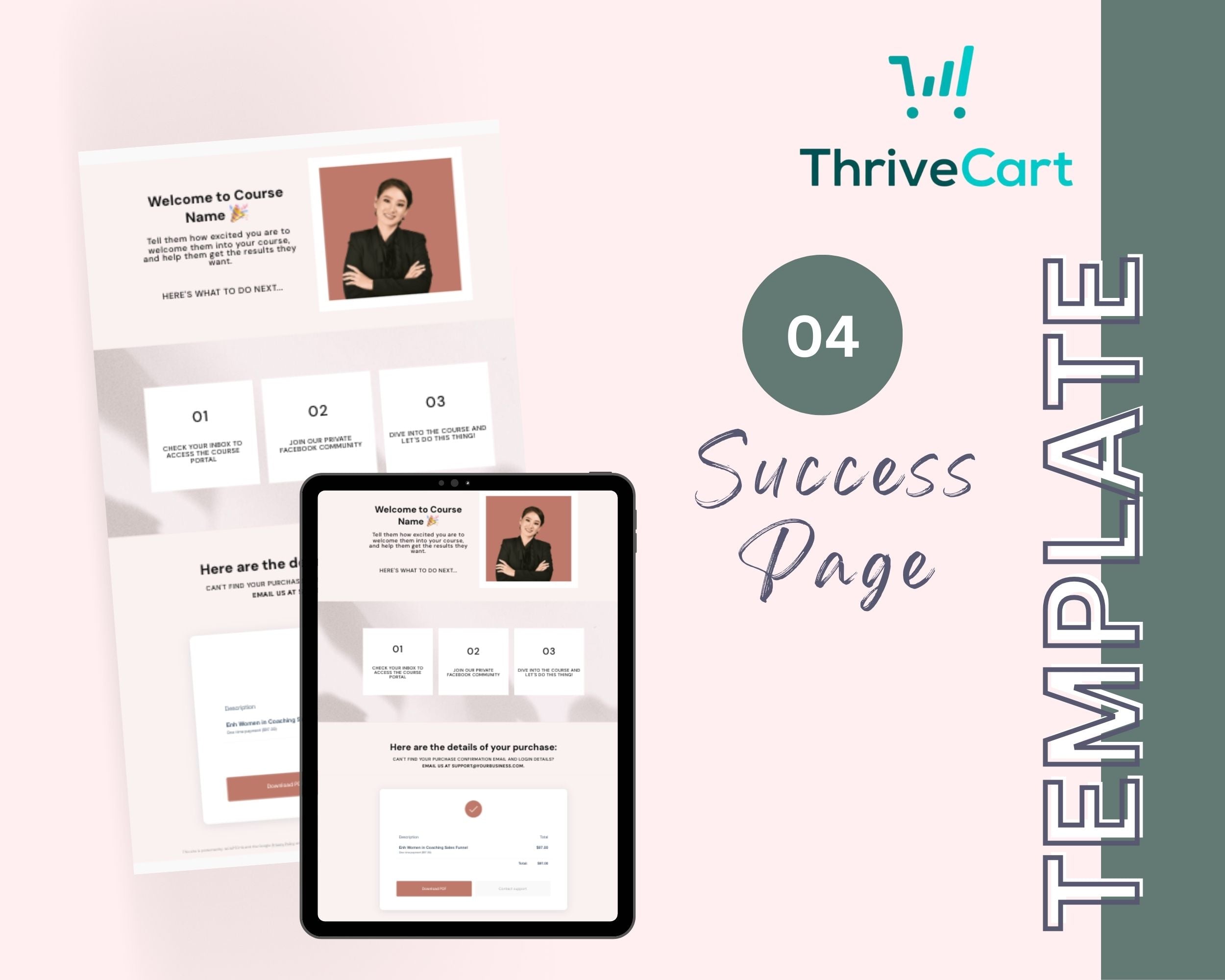 Paid Workshop Enhanced ThriveCart 4-Page Sales Funnel