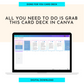 3 Minute Body Scan Meditation Card Deck | Editable 7 Card Deck in Canva | Commercial Use