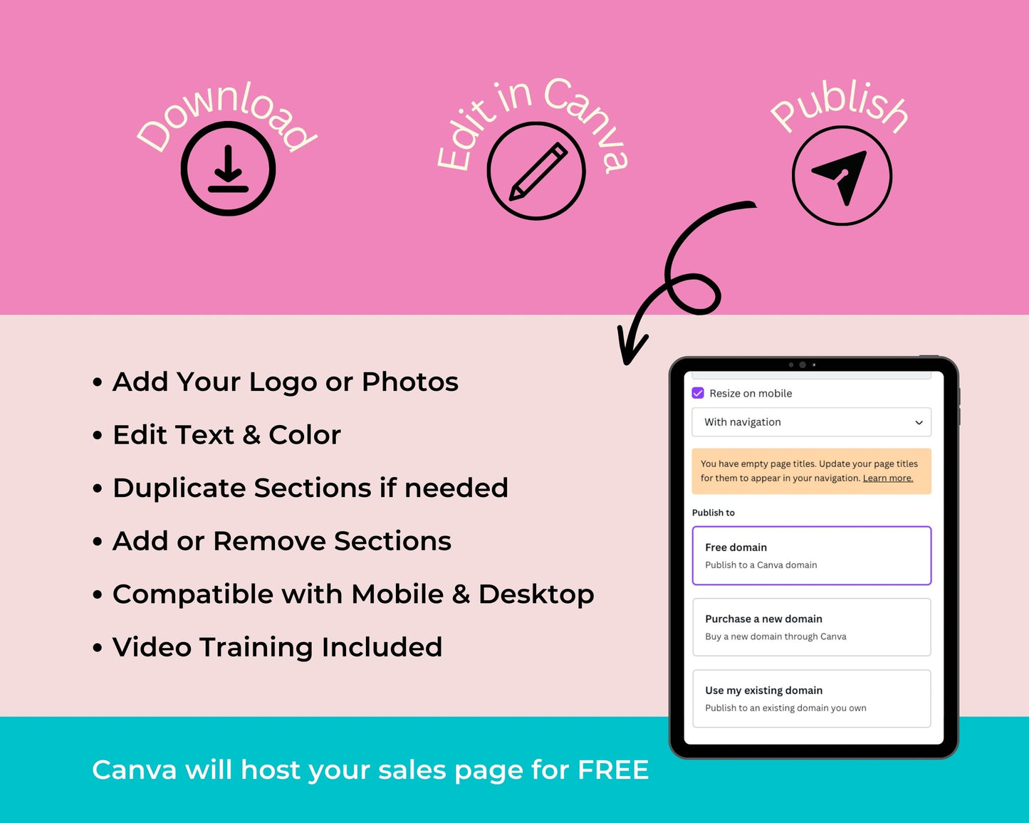 Dreamy Sales Page Template