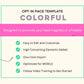 Colorful ThriveCart Opt-In Page Template