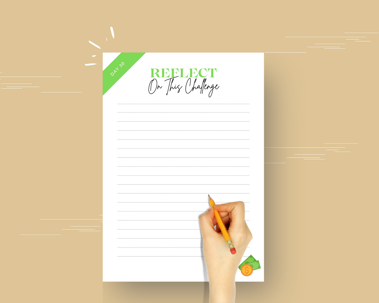 30 Day No Spend Challenge | Savings Planner