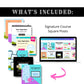 Signature Course Planner | Course Creation & Promotion Slide Deck | Idea to Launch Signature Course Bundle
