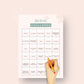 30-Day Win Your Mornings Challenge | Editable Canva Template A4 Size