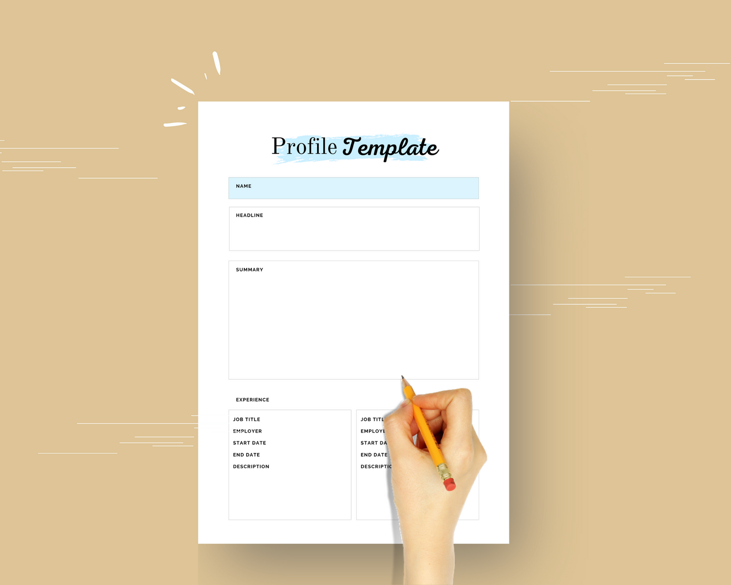 Find a Job on Linkedin Worksheet | Job Search Planner