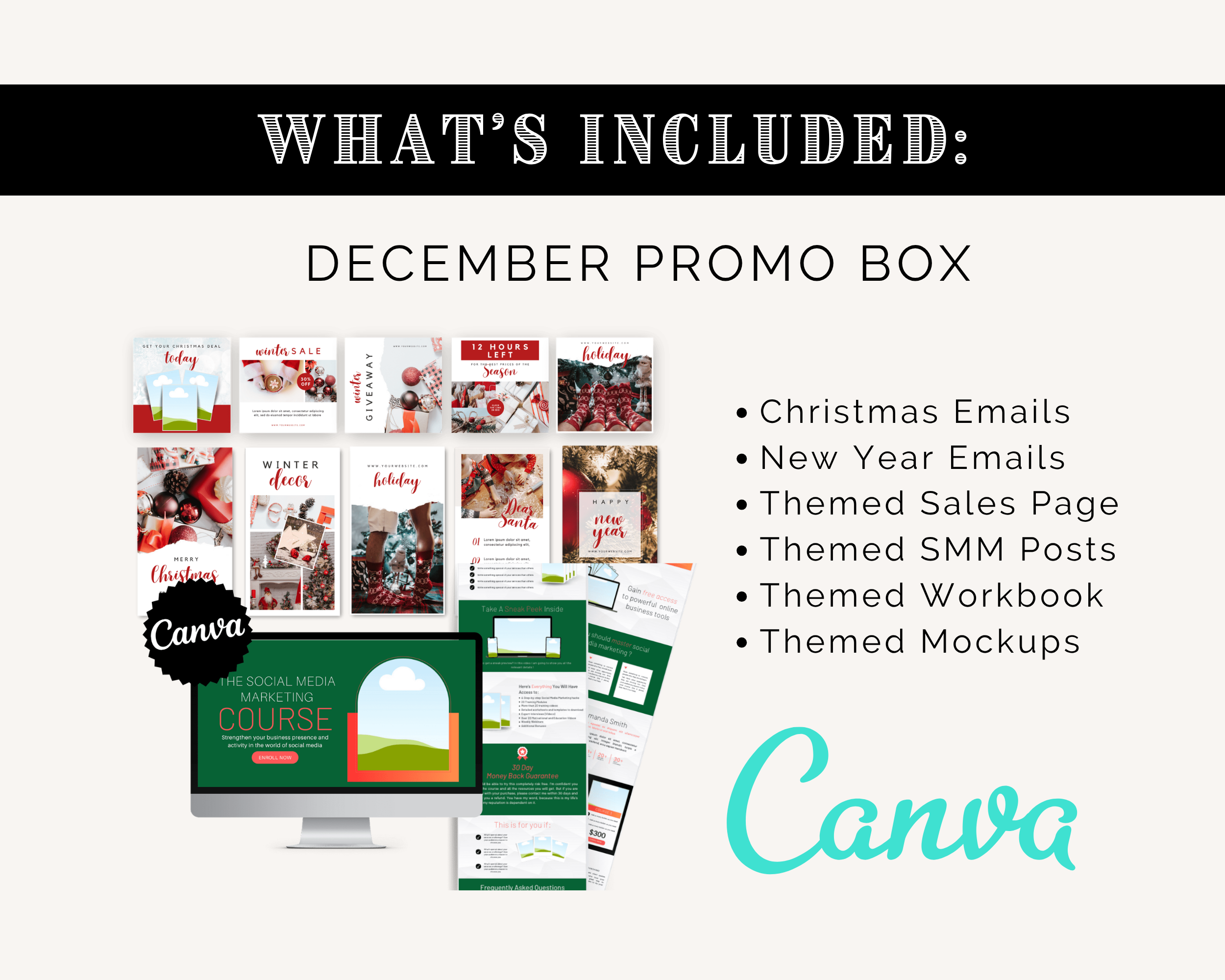 The Q4 Toolkit in a Box | Black Friday | Christmas | New Year Marketing Promo Boxes