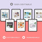 BUNDLE of 7 Online Shop Planners in Canva | Customizable | Editable Planners | Commercial Use | eCommerce Templates