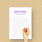 30-Day Self Awareness Challenge | Editable Canva Template A4 Size