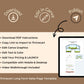 Boho Online Course Sales Page Template in Thrivecart