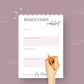 24 Days Self Care Challenge | Editable Canva Template A4 Size