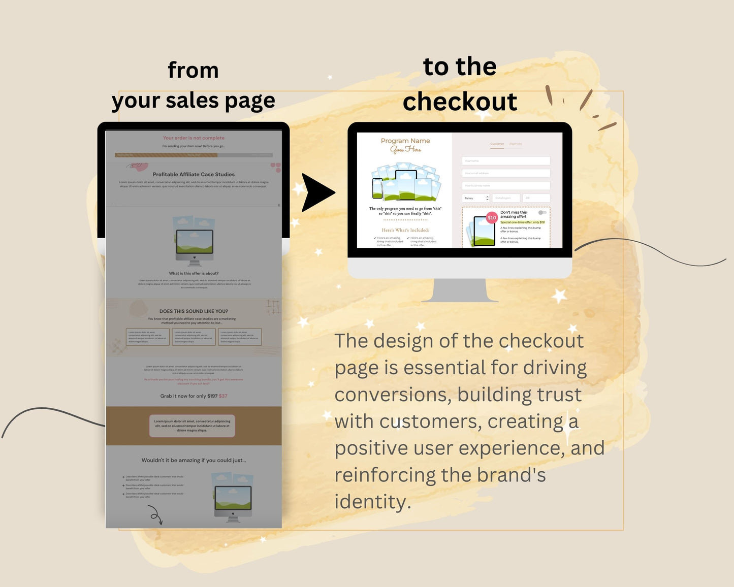 Boho ThriveCart Checkout Template
