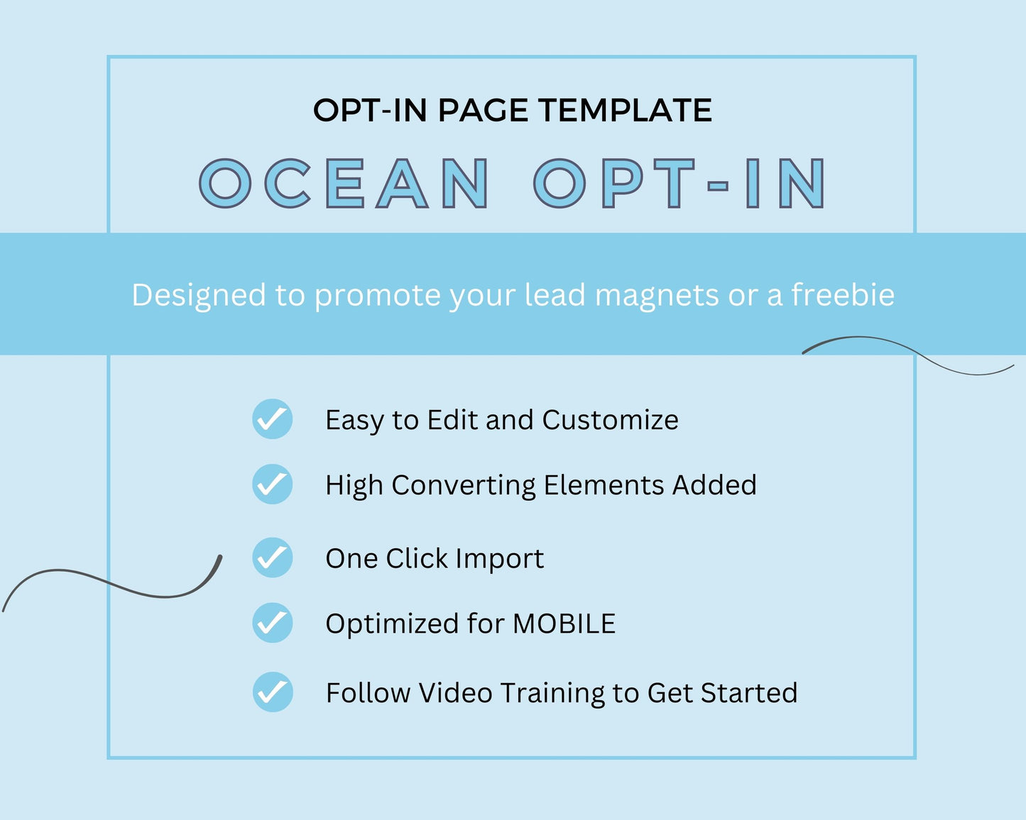 Ocean ThriveCart Opt-In Page Template