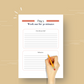 30-Day Glow up Challenge | Editable Canva Template A4 Size