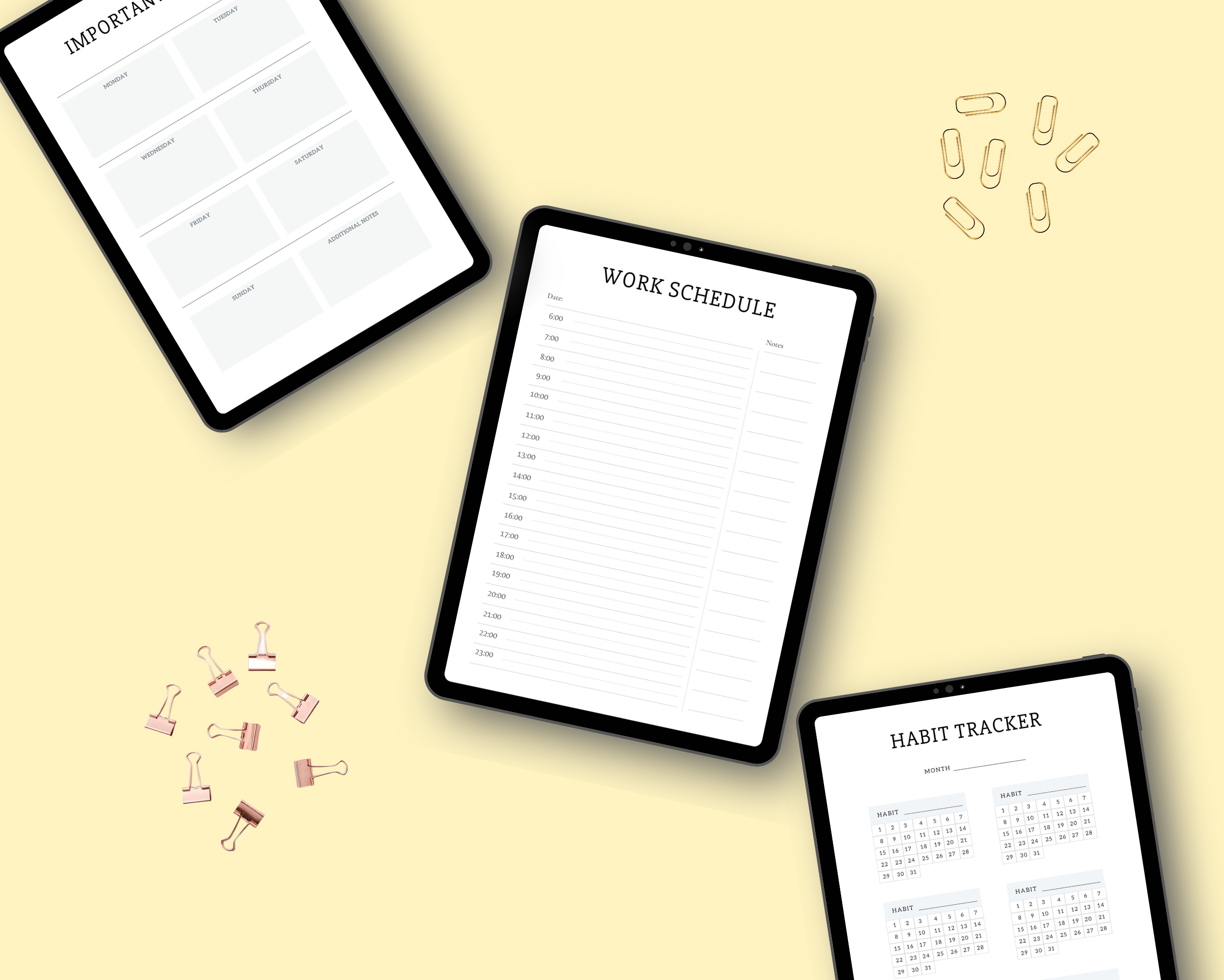 Editable To Do & Productivity Planner in Canva | Commercial Use