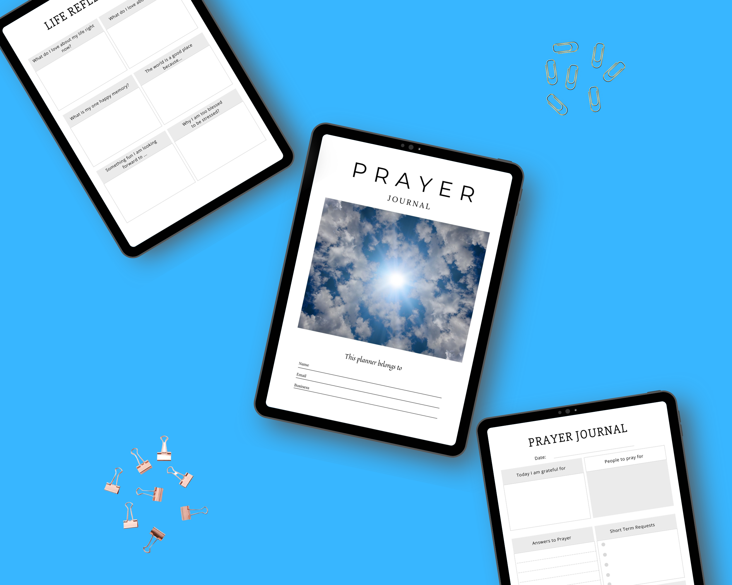 Editable Prayer Journal in Canva | Commercial Use