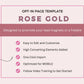 Rose Gold ThriveCart Opt-In Page Template