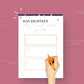 20 Days Meditation Challenge | Meditation Challenge Plan for Beginners | Editable Canva Template A4 Size