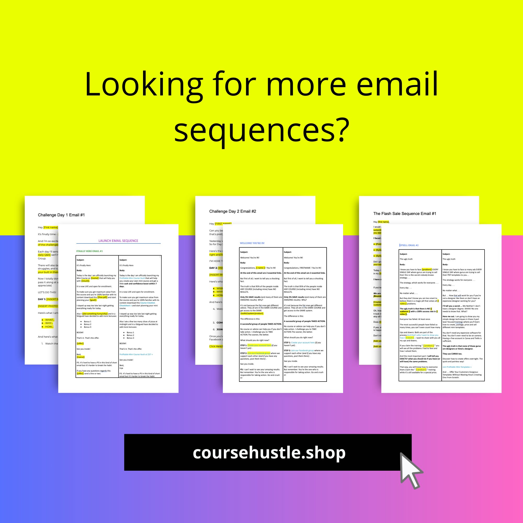 Giveaway Email Sequence | Done-For-You Email Templates