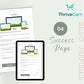 Organic Green ThriveCart 4-Page Sales Funnel Template