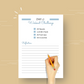 30-Day Workout Challenge | Editable Canva Template A4 Size