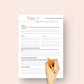 30 Day Getting New Clients Challenge | New Clients Planner | Editable Canva Template A4 Size