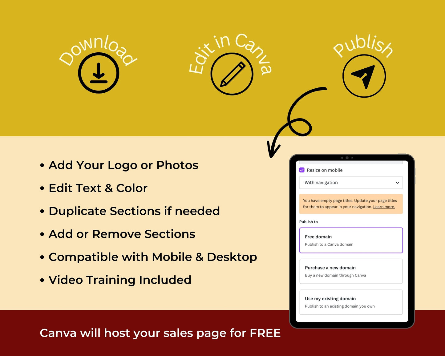 Halloween Sales Page Template