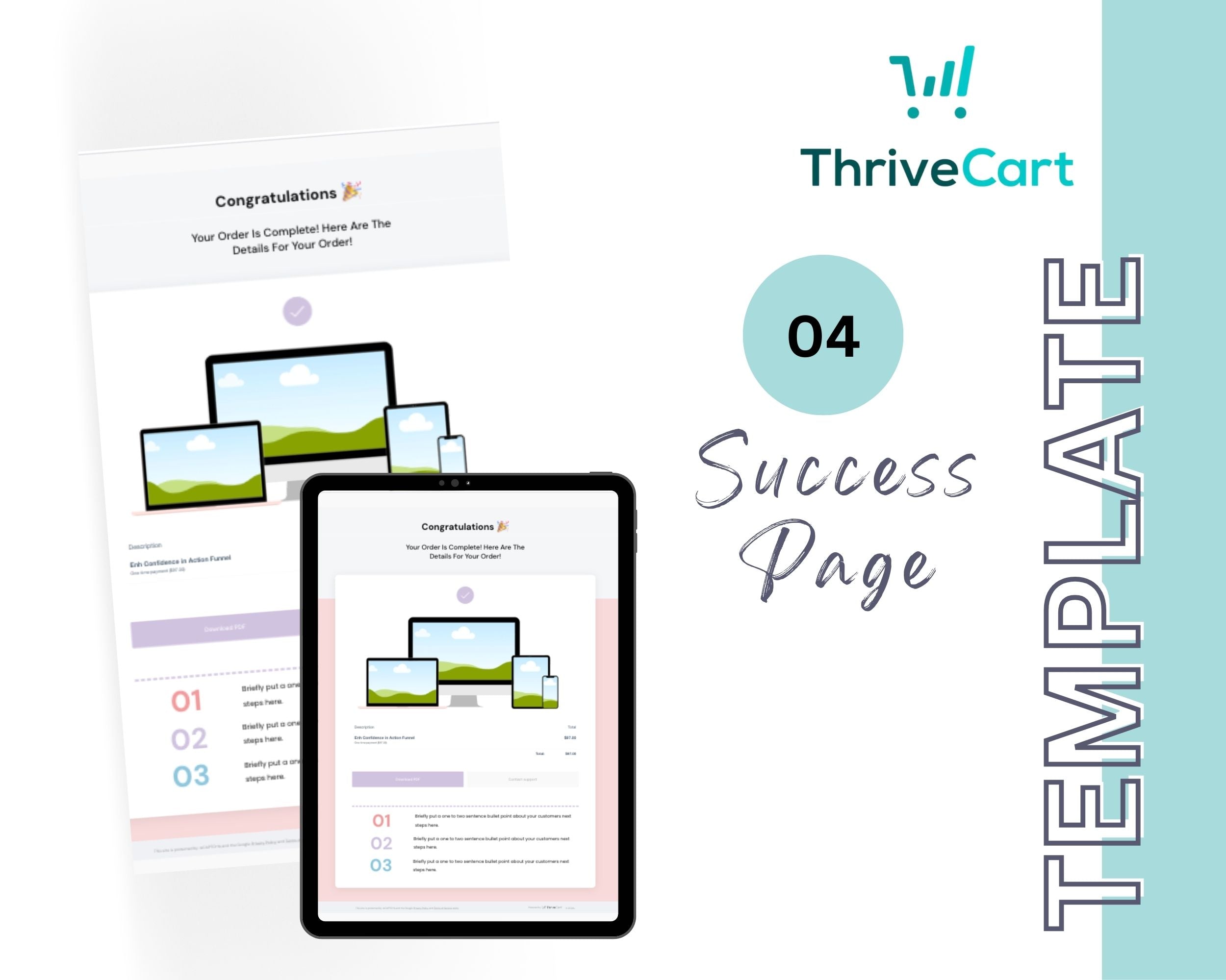 Confidence in Action Enhanced ThriveCart 4-Page Sales Funnel