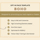 Boho ThriveCart Opt In Page Template