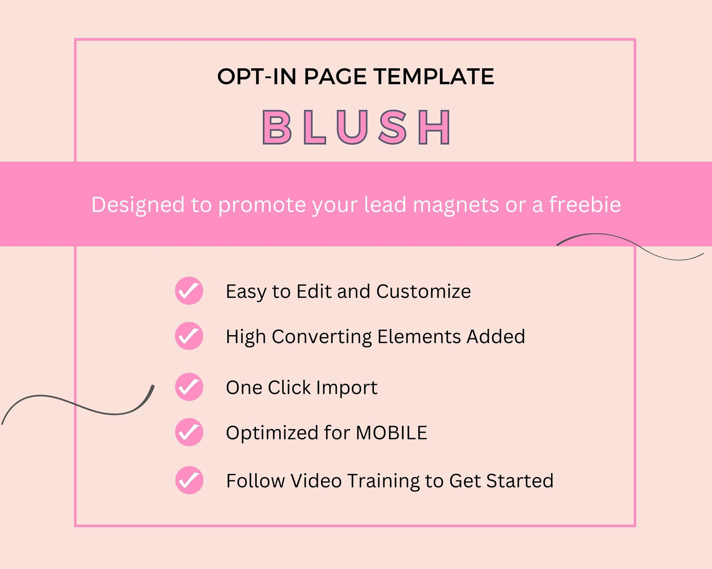 Blush ThriveCart Opt-In Page Template