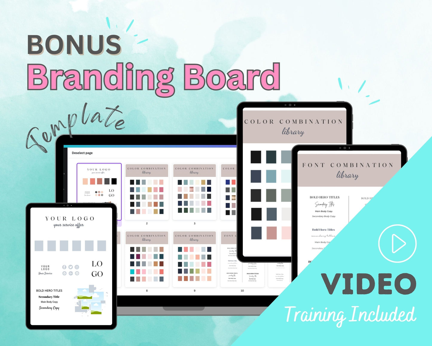 Turquoise Sales Page Template in Thrivecart