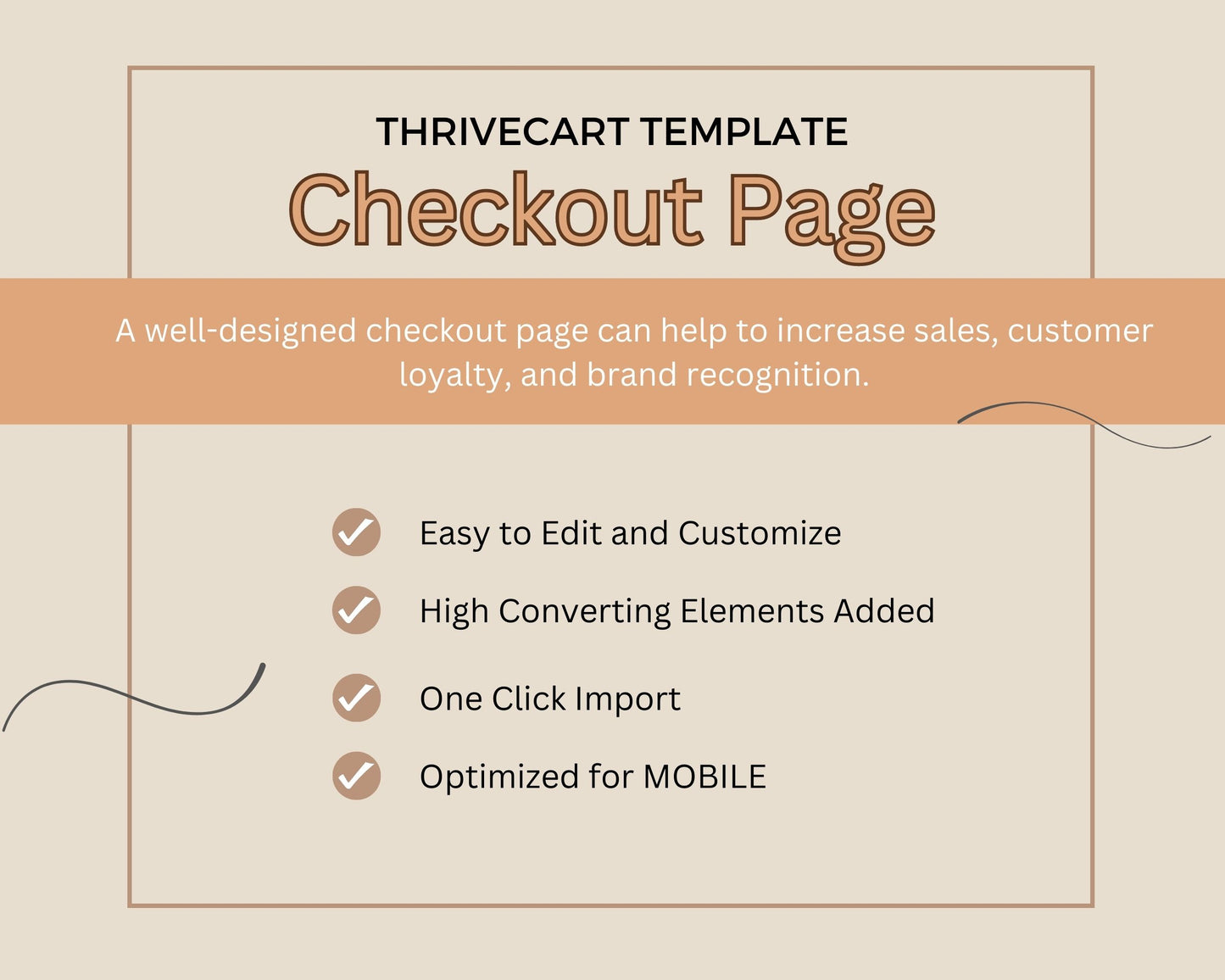 Boho ThriveCart Checkout Template