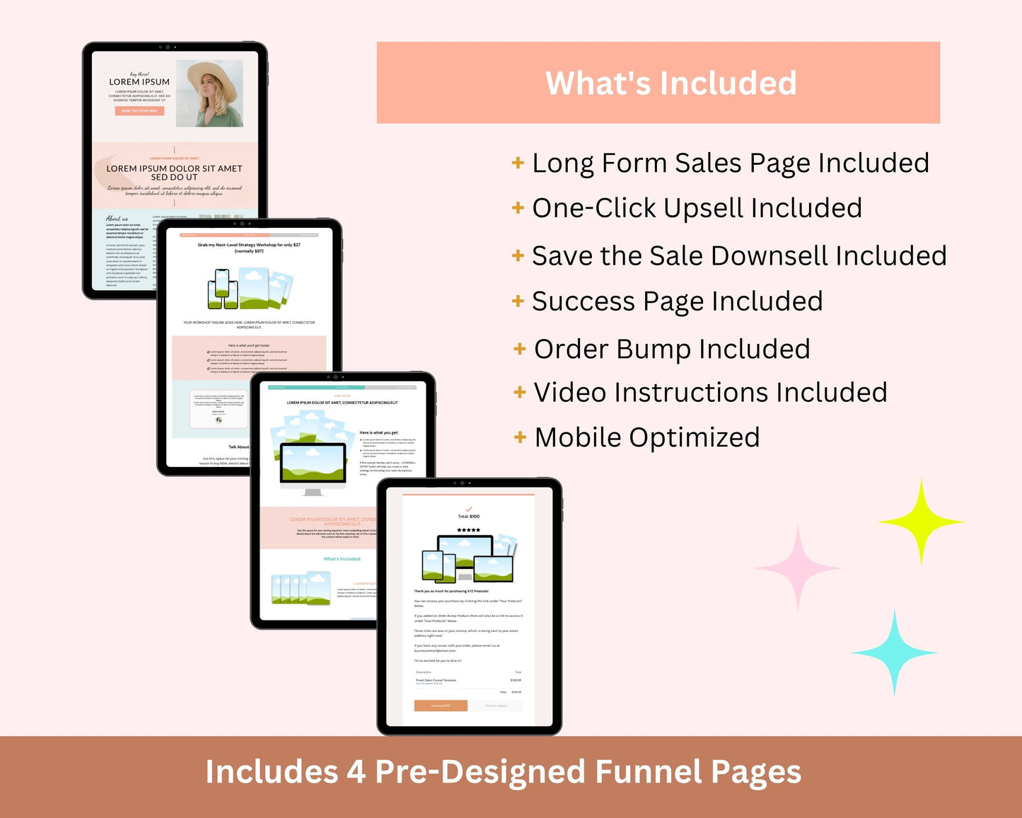 Fresh ThriveCart 4-Page Sales Funnel Template