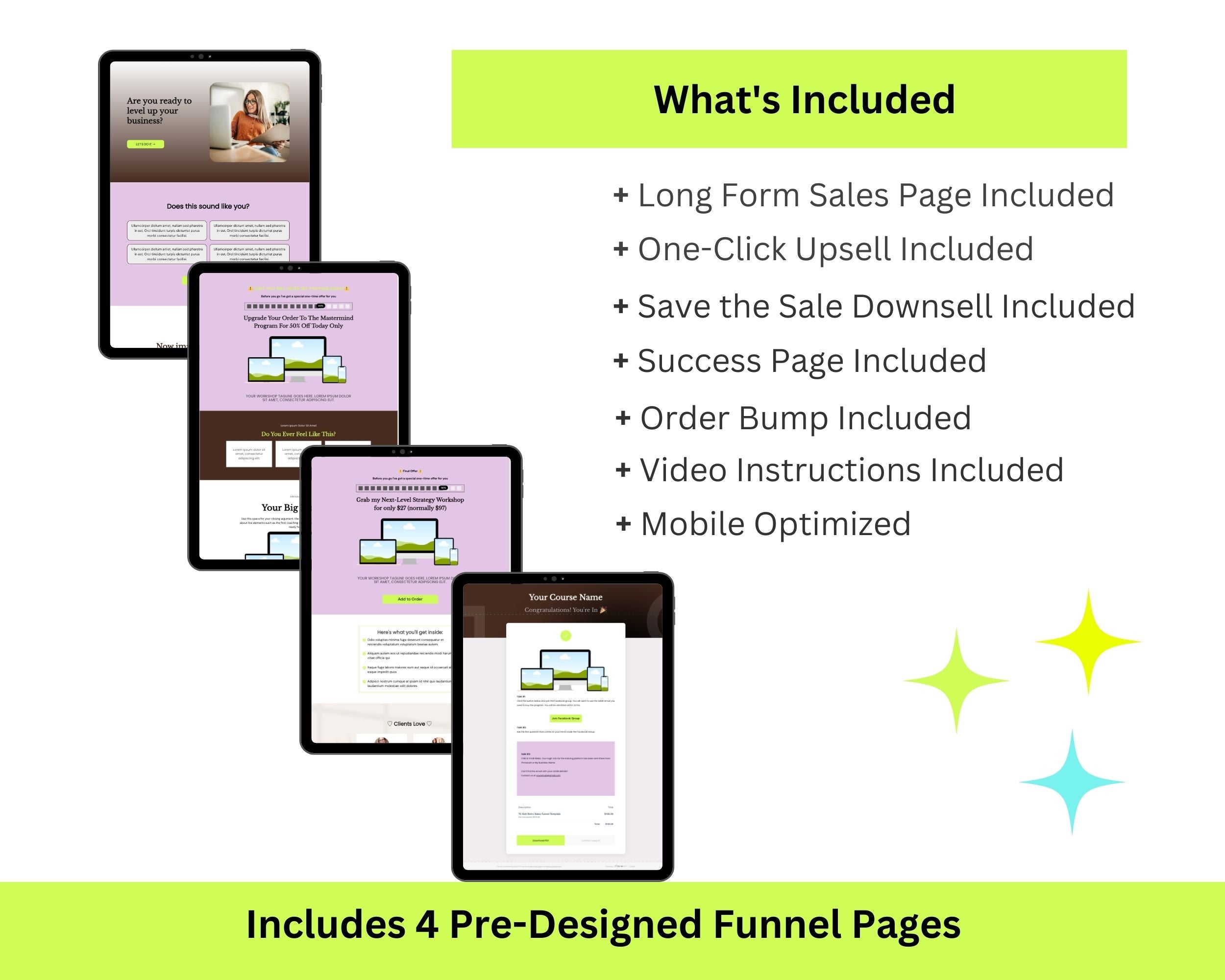 Retro Sales Funnel Template in ThriveCart