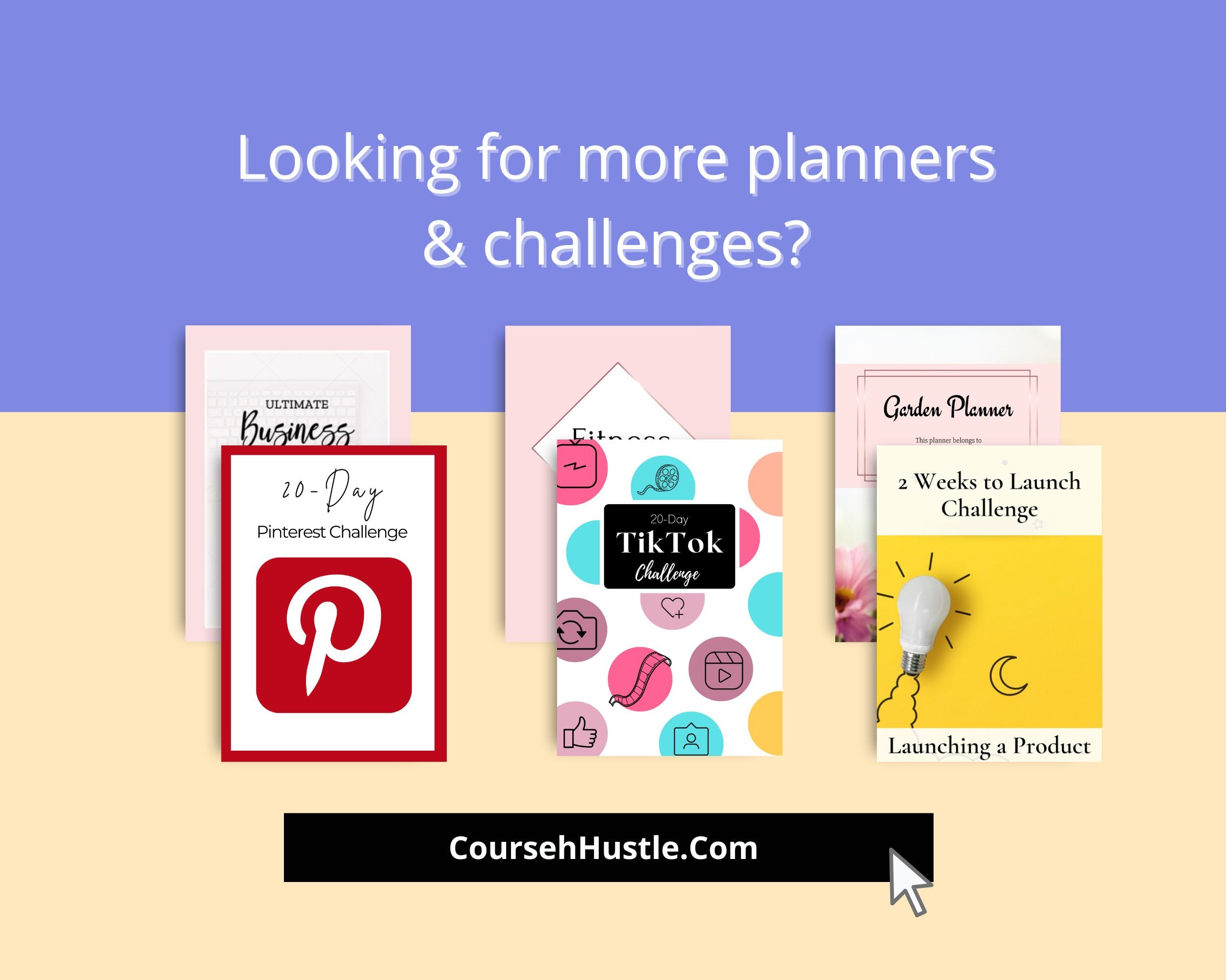 2 Weeks Launch a Product Challenge | Editable Canva Template A4 Size